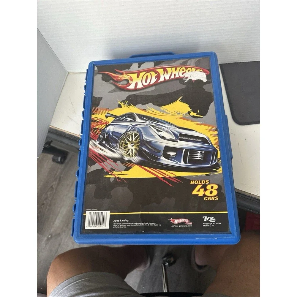 Hot Wheels 48 Car Carrying Case Black Storage Portable Vehicle 2011